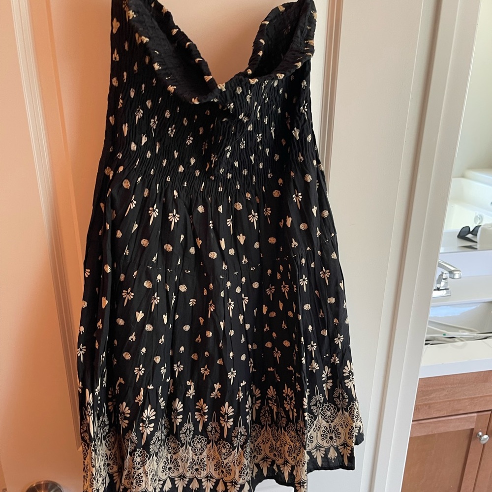 Strapless sun dress